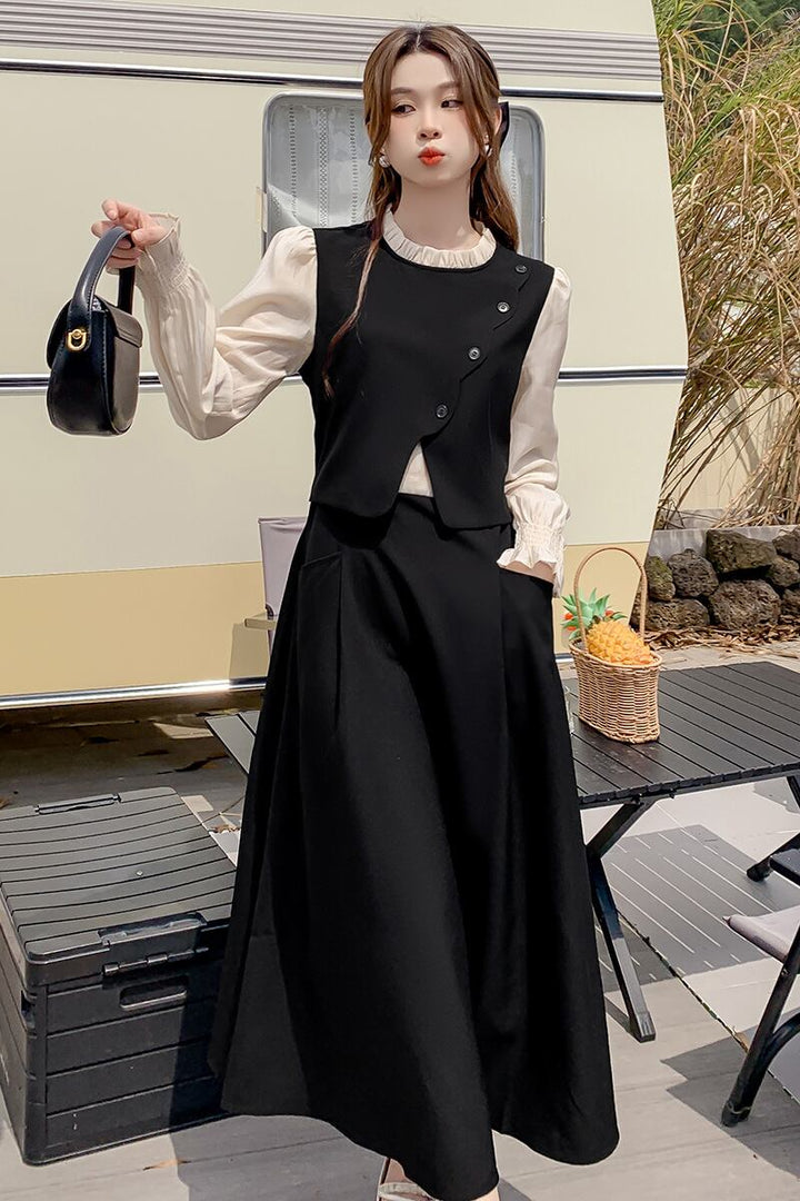 【dress】ドッキングワンピース　M18729