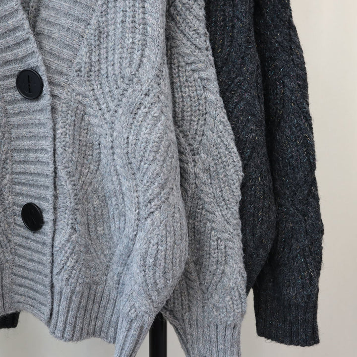 【outer】Vネックニットカーデ　M18189