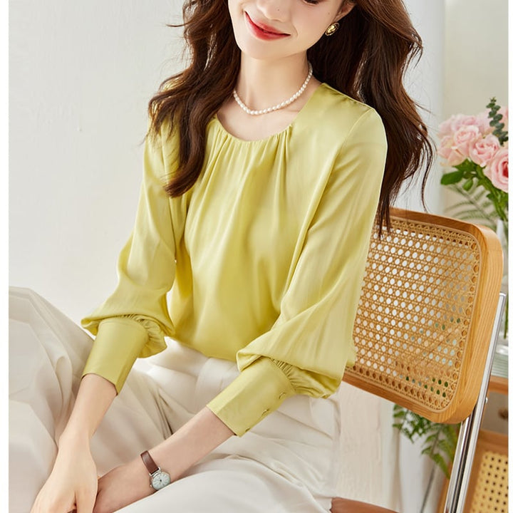 【tops】今季マストバイエレガントシンプル通勤風シャツ　M17004