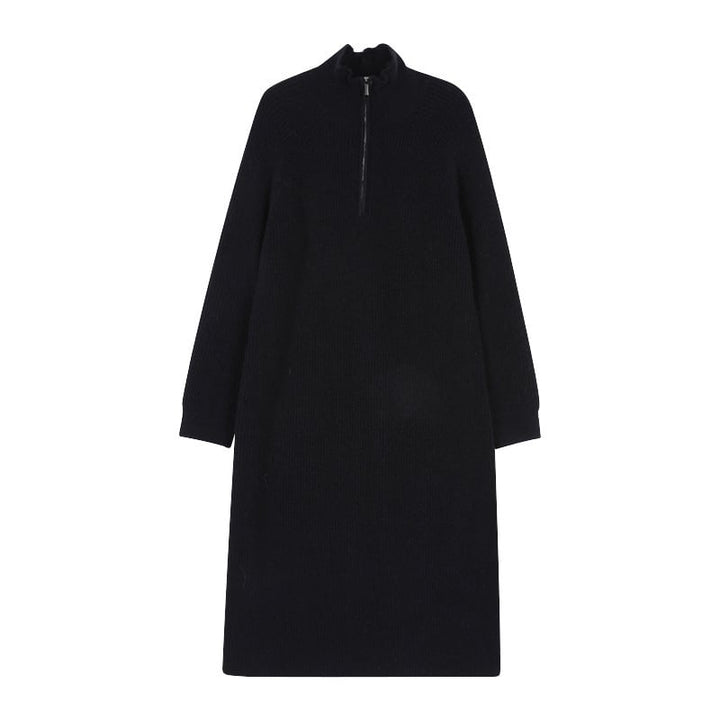 【dress】ファスナーニットワンピース　M27224