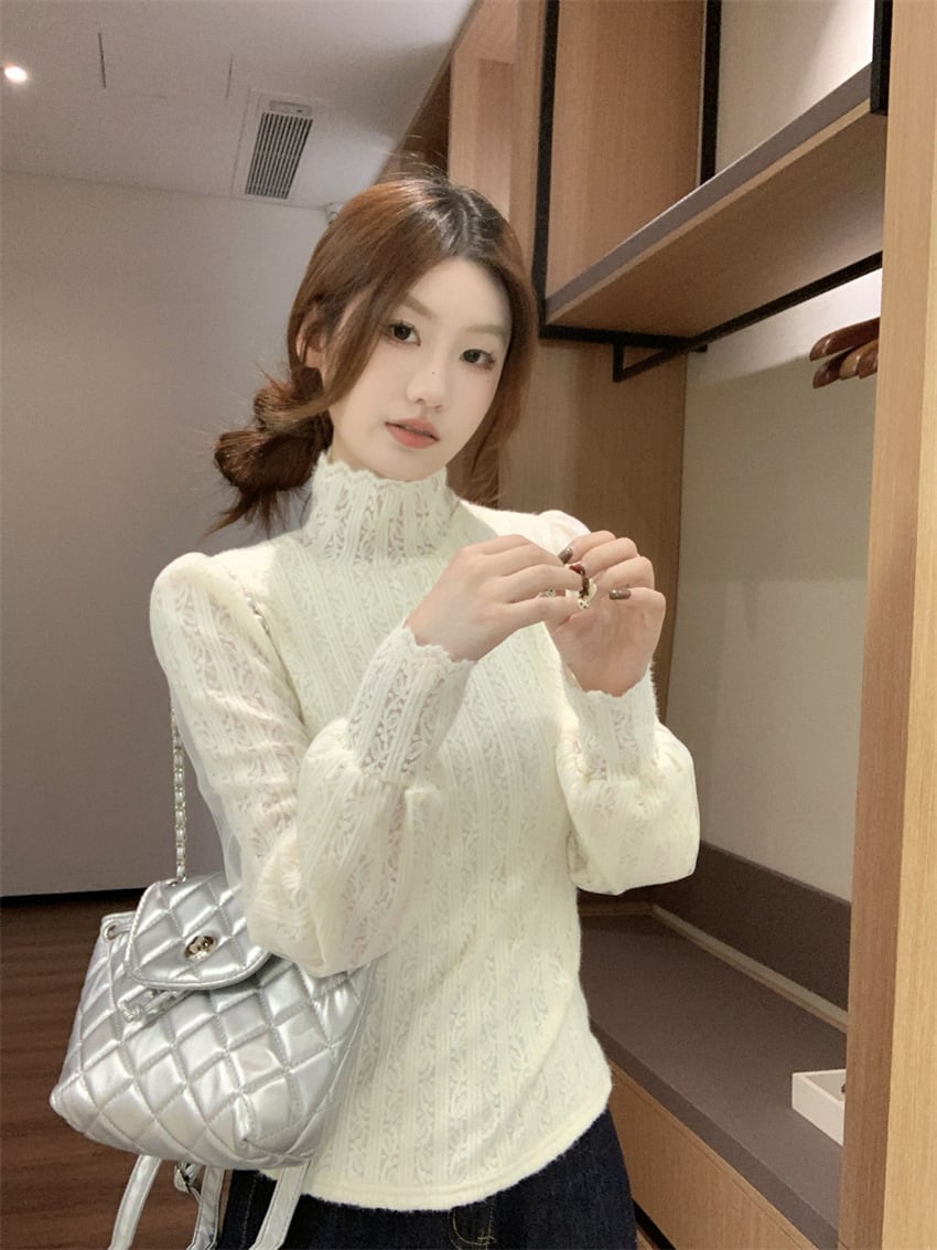 【tops】裹起毛レーストップス　M26979