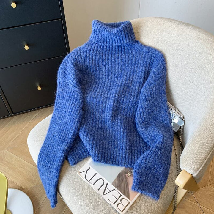【tops】ハイネックニットセーター　M28790