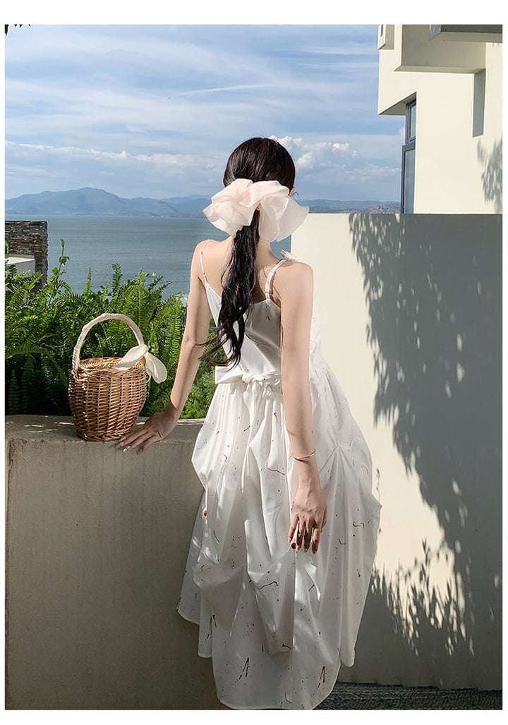 【dress】高級感 エレガントオシャレキャミワンピース　M17303