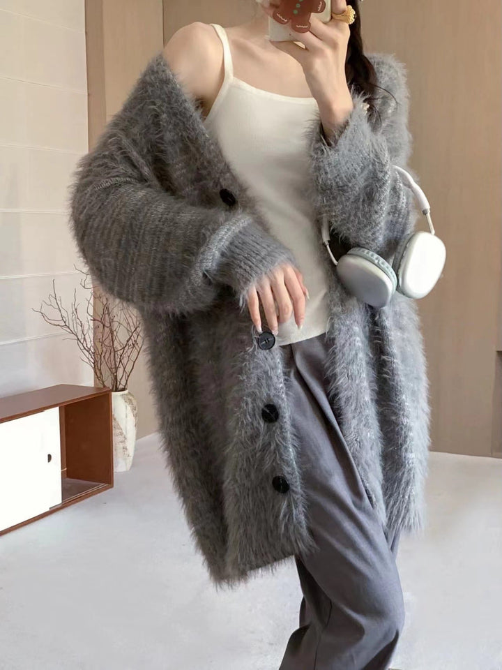 【outer】ニットカーデ　M27326