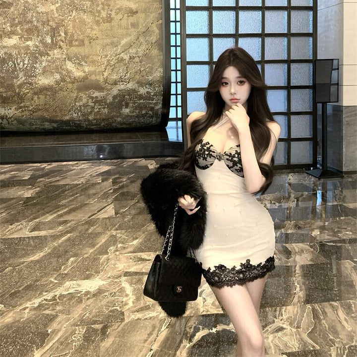 【dress】レースベアトップワンピース　M28295