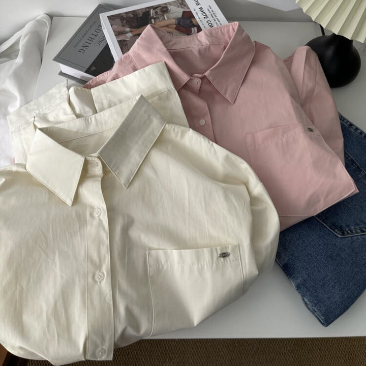 【tops】カラーシャツ　M29894
