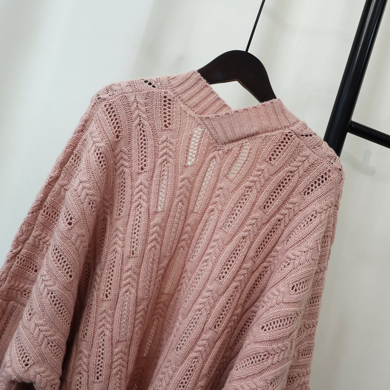 【outer】ニットカーデ　M25529