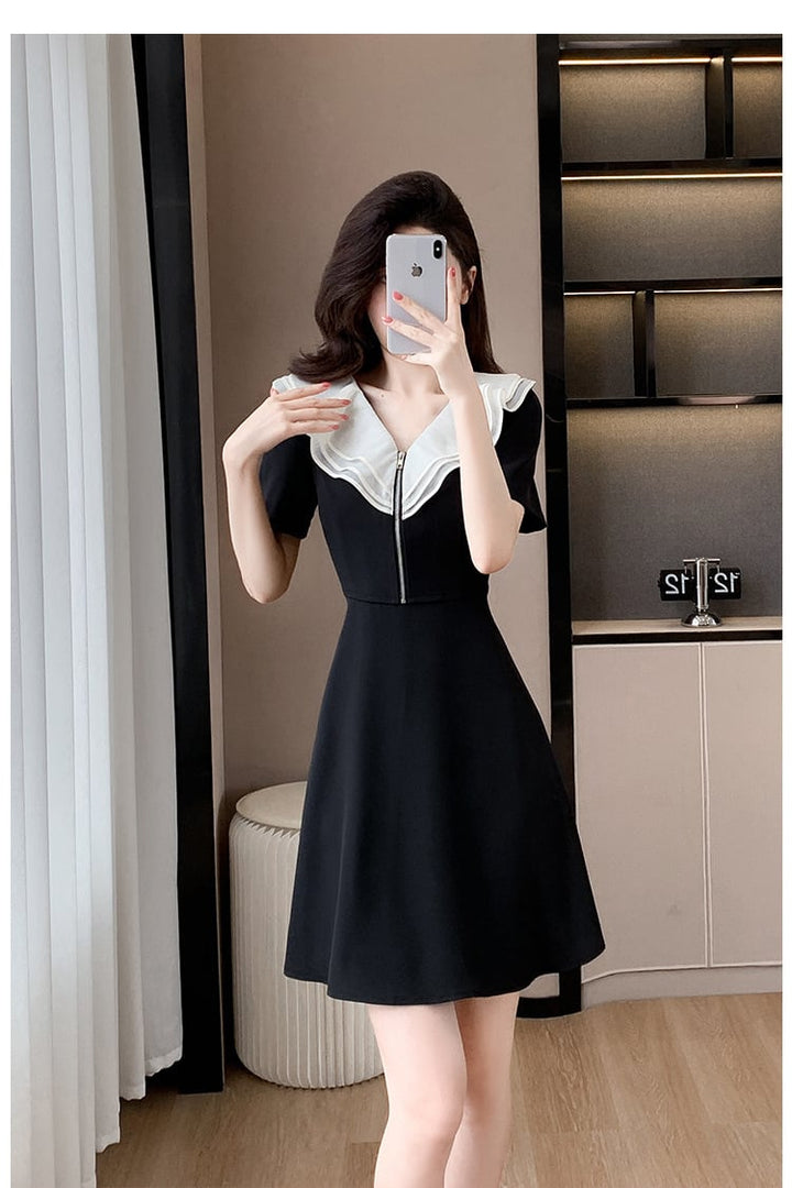 【dress】フリルデートワンピース　M24563