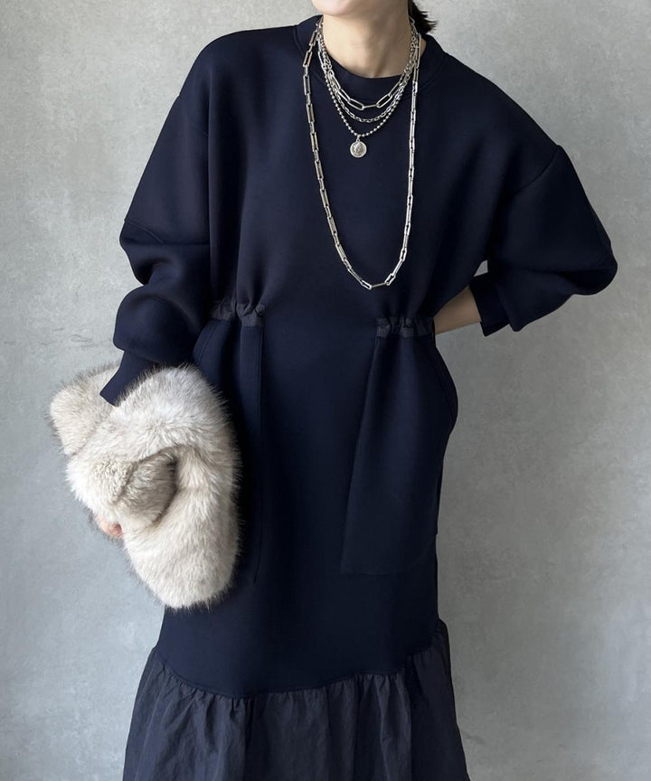 【dress】フレアドッキングカジュアルワンピース　N2899