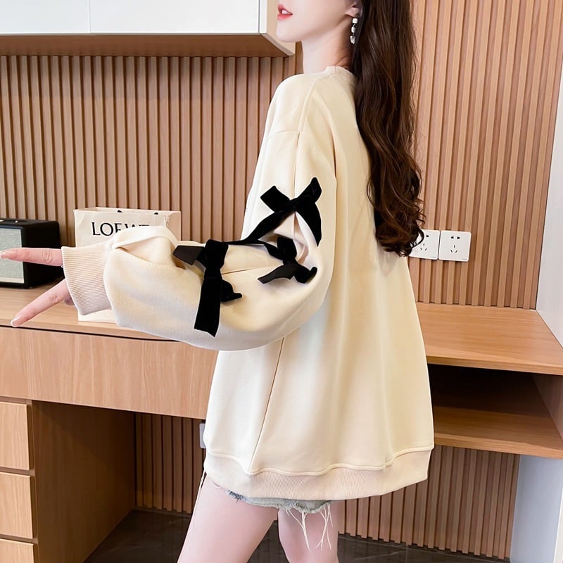【tops】リボン付きプルオーバー　M26564