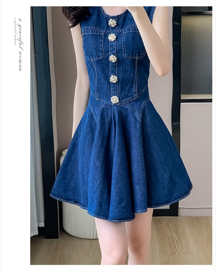 【dress】デニムワンピース　M24150