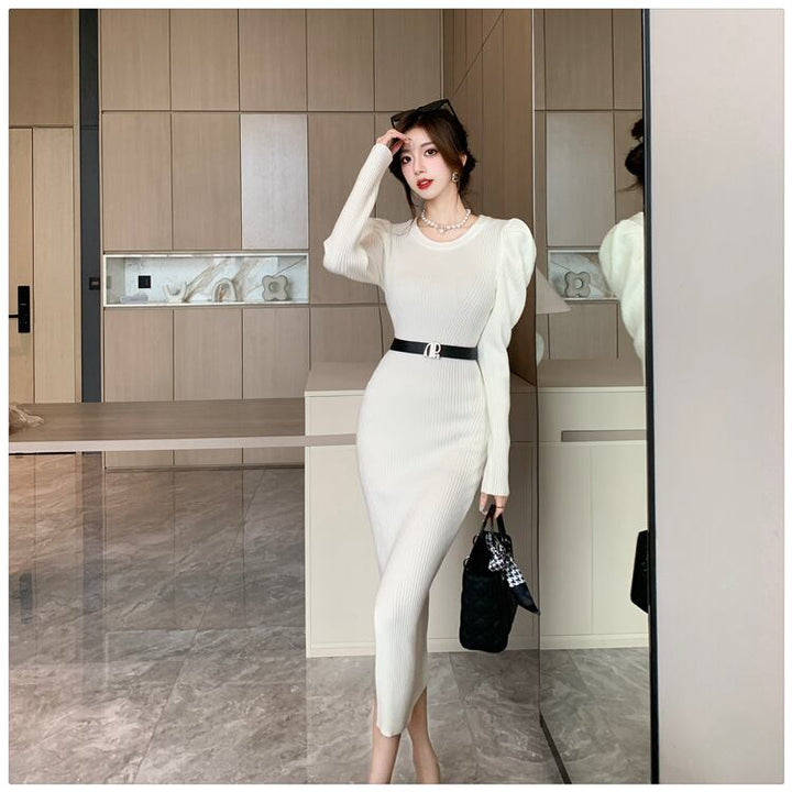 【dress】スリットワンピース　M18603