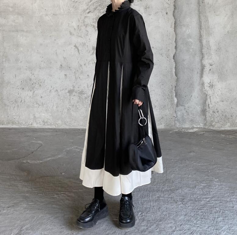 【dress】配色ワンピース　M26947