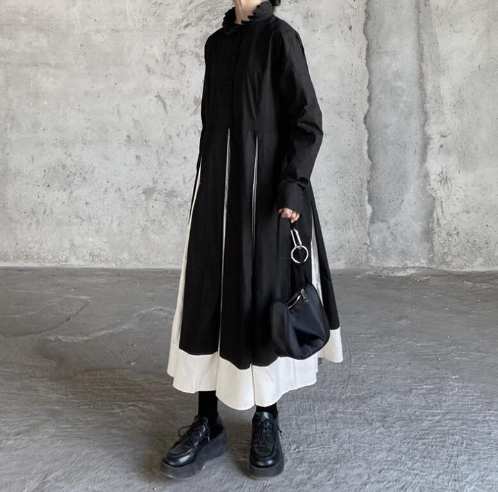【dress】配色ワンピース　M26947