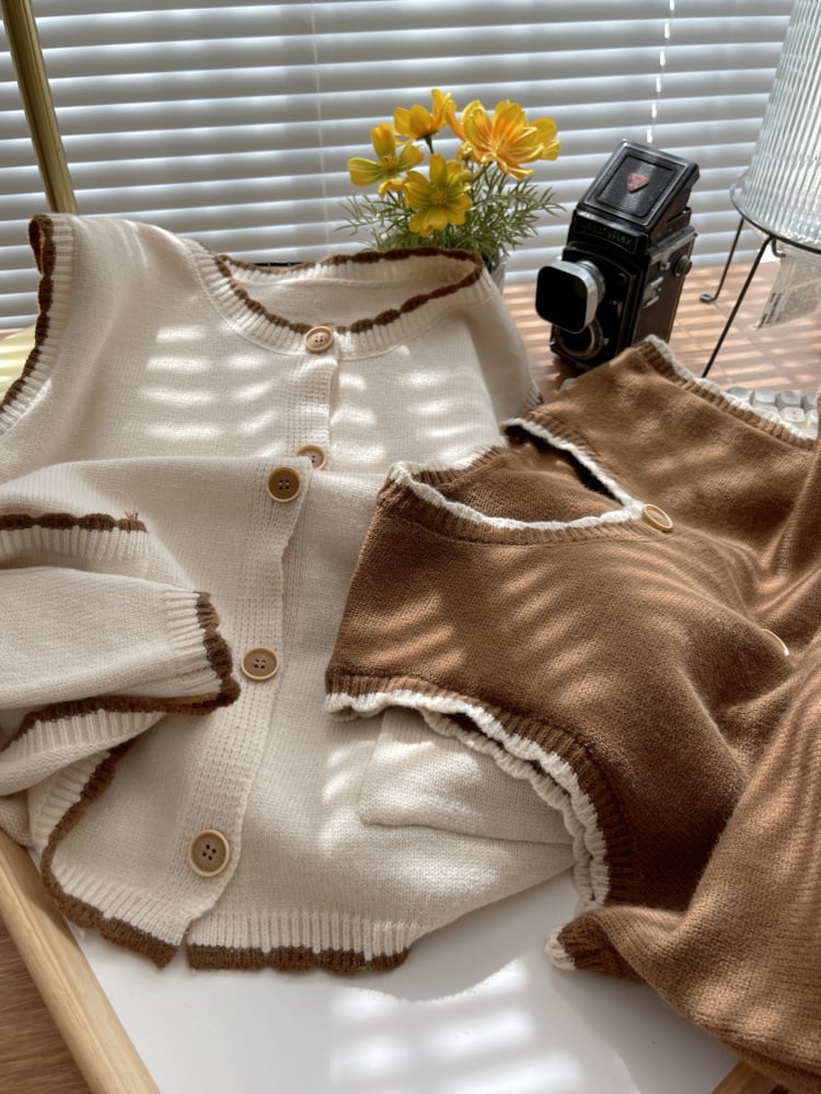 【tops】ニットベスト　M26682