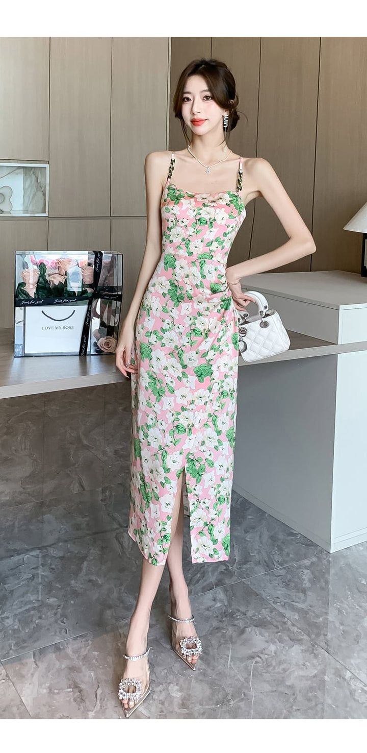 【dress】花柄キャミワンピース　M22472