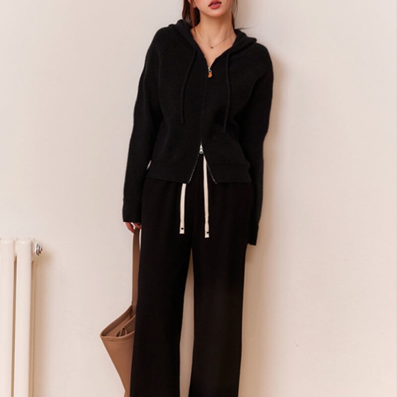 【outer】Wジップニットカーデ　M25946