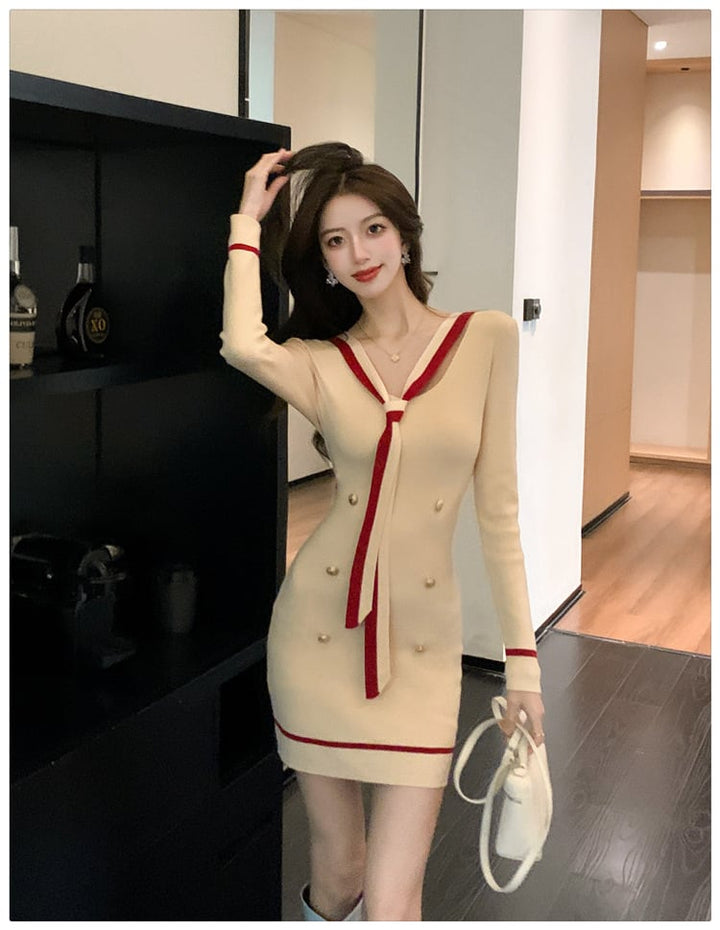 【dress】ニットワンピース　M26556