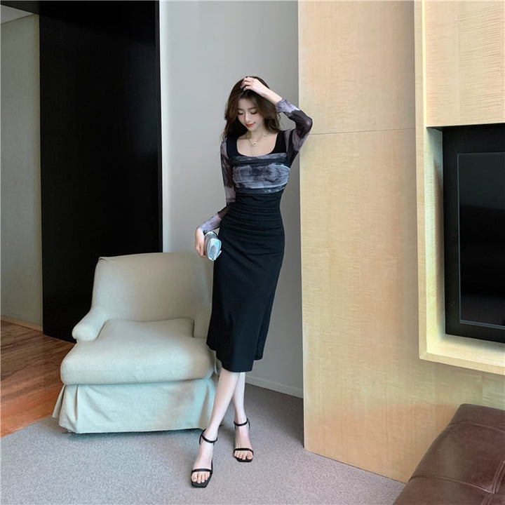 【dress】チュールワンピース　M20982