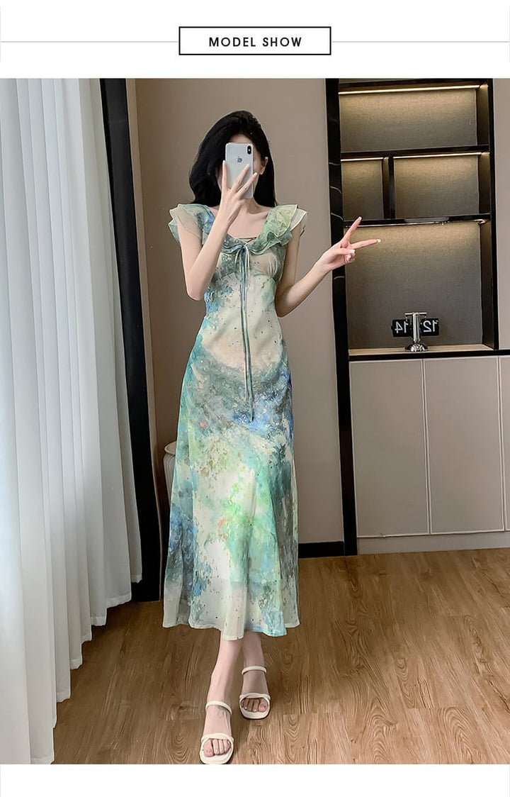 【dress】フリルワンピース　M25147