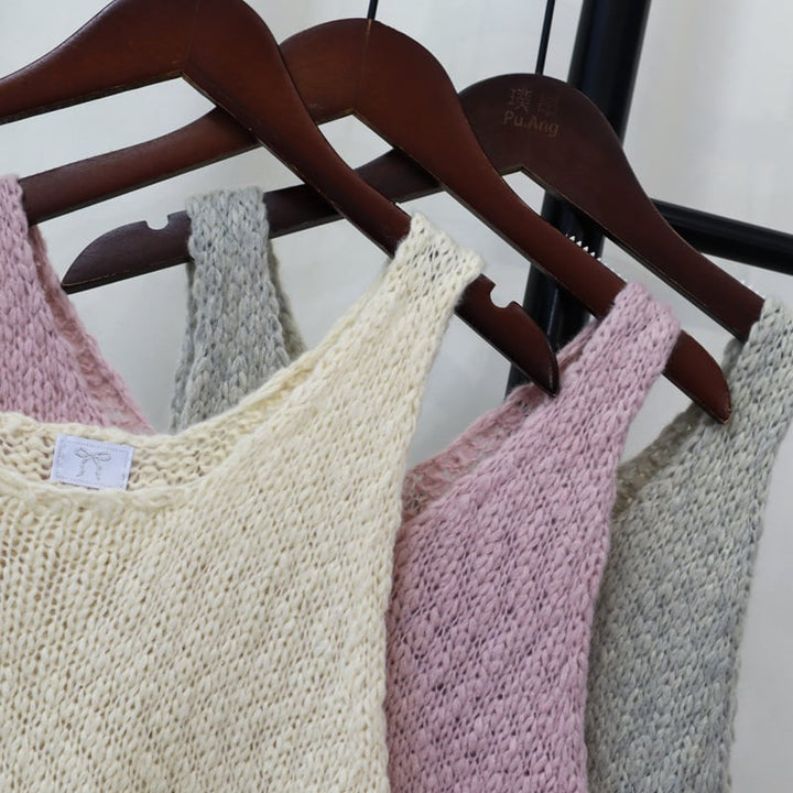 【tops】ニットキャミソール　M25506