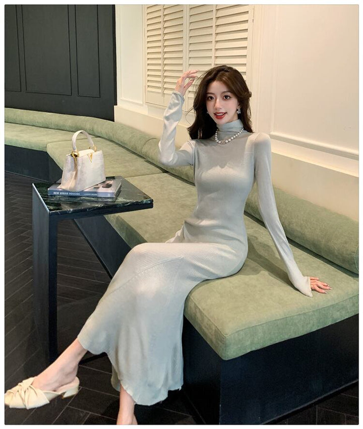 【dress】マーメイドニットワンピース　M27389