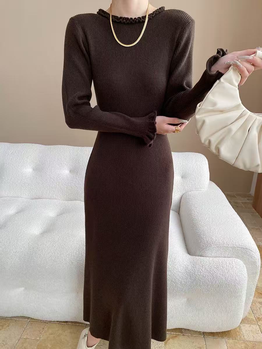 【dress】ニットワンピース  K0657