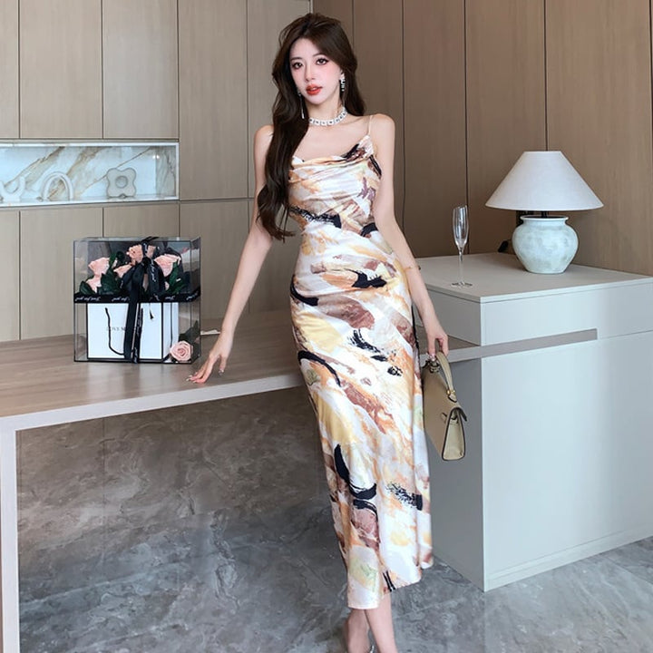 【dress】人気上昇中 chicファッションキャミワンピース　M17104