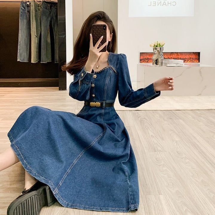 【dress】デニムワンピース　M25742
