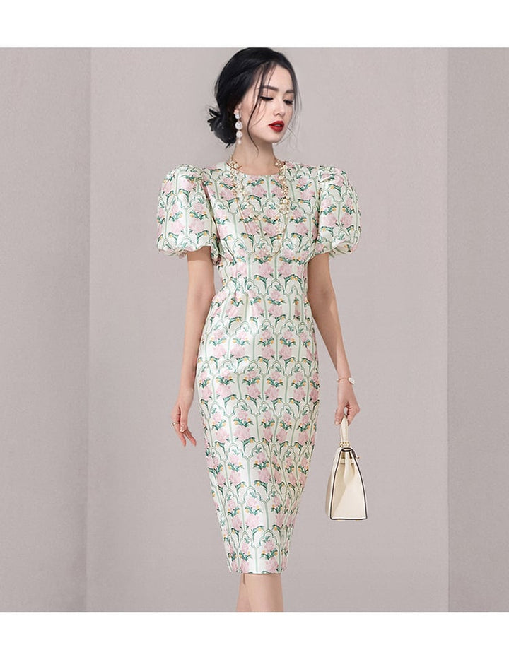【dress】プリントワンピース　M24591