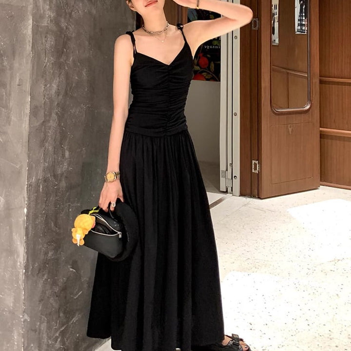 【dress】目立つ！スウィートキャミワンピース超人気　M16921