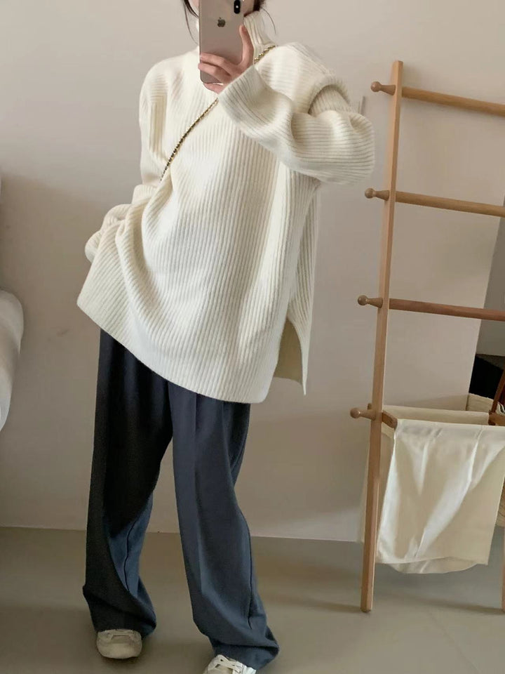 【tops】ハイネックニットセーター　M27237