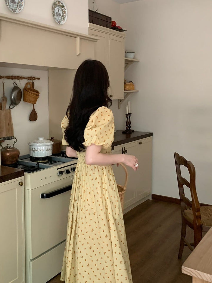 【dress】花柄ワンピース　M25042
