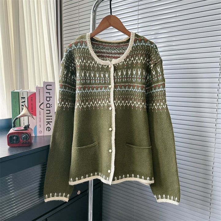 【outer】ニットカーデ　M25598