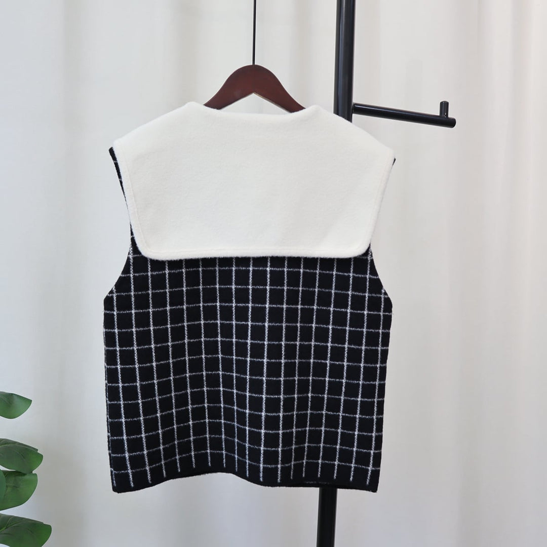 【tops】ドールカラーアウトポケットジレ　M17958