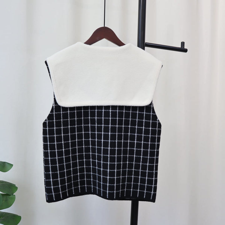 【tops】ドールカラーアウトポケットジレ　M17958