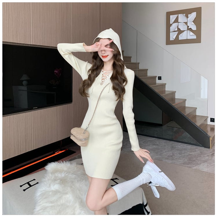 【dress】フード付きワンピース　M18296