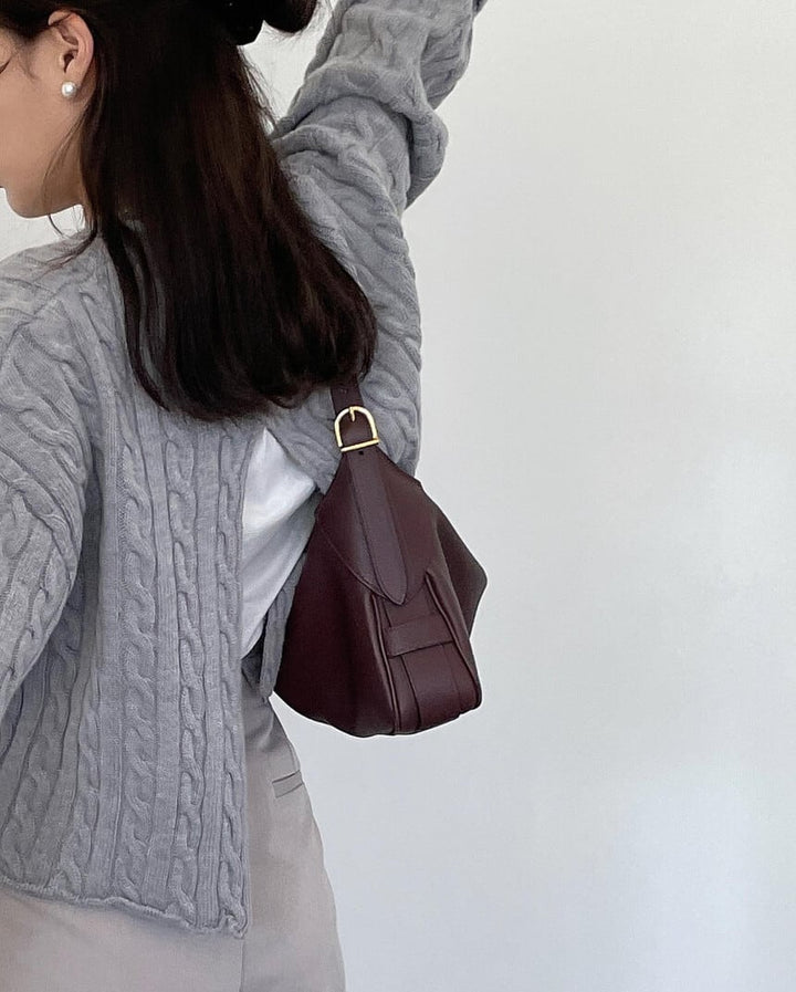 【tops】スリットニットセーター　M26841