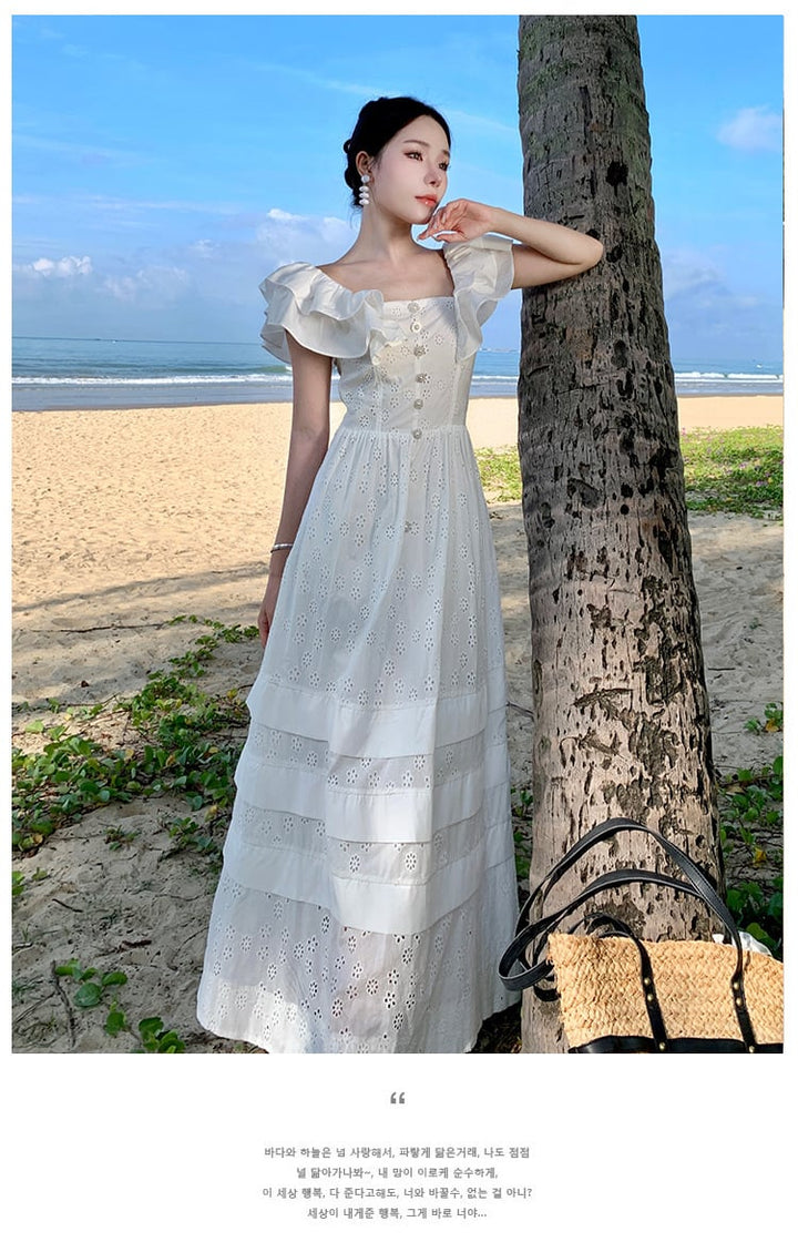 【dress】フリルワンピース　M24984