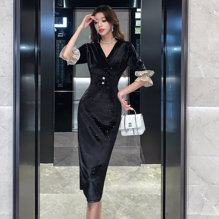 【dress】キラキラデートワンピース　M26642