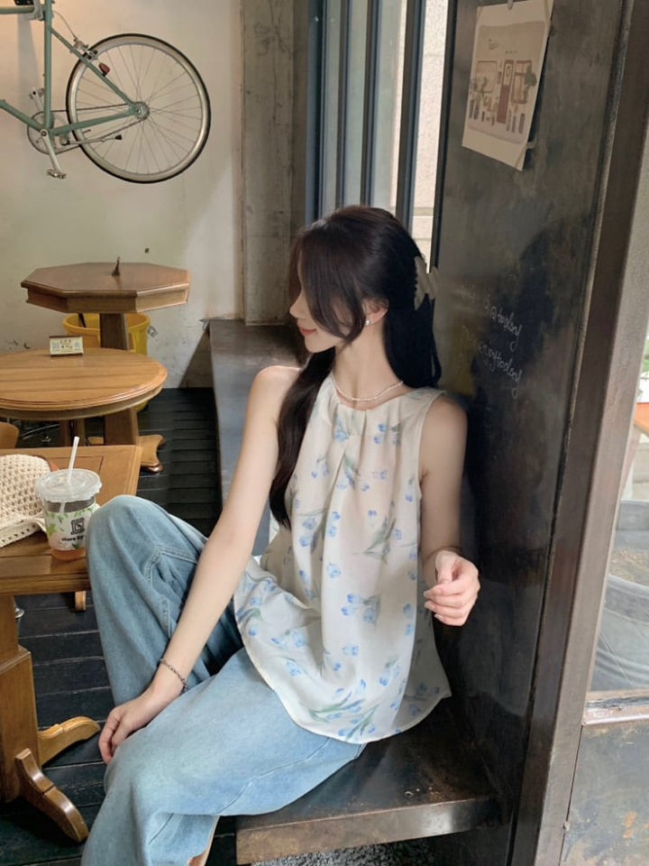 【tops】ノースリーブトップス　M25172