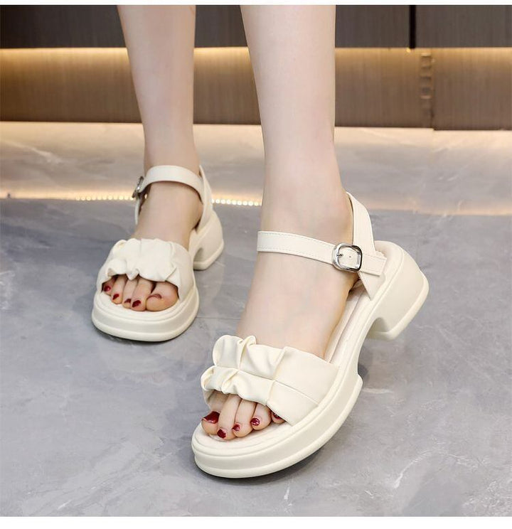 【Shoes】チャンキーヒールサンダル　M30233