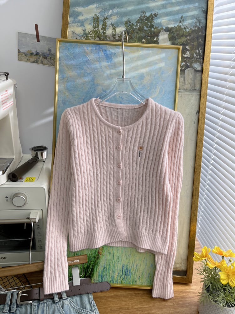 【outer】ニットカーデ　M26576