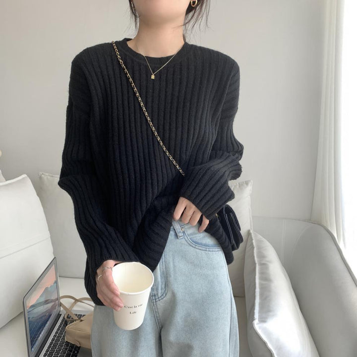 【tops】ニットプルオーバー　M19007