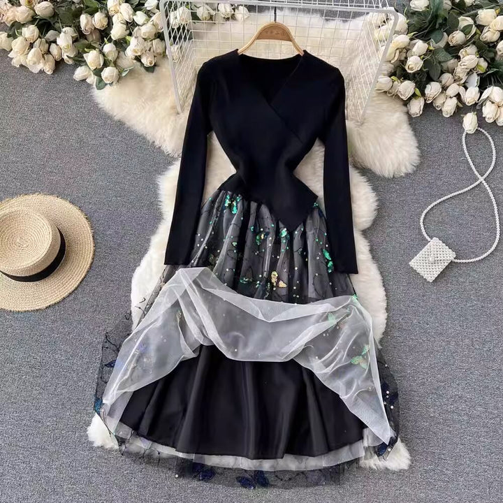 【dress】ドッキングデートワンピース　M18790