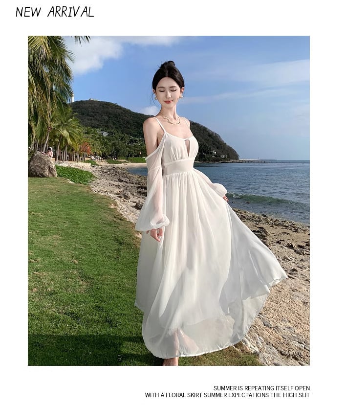【dress】バックレスワンピース　M25210