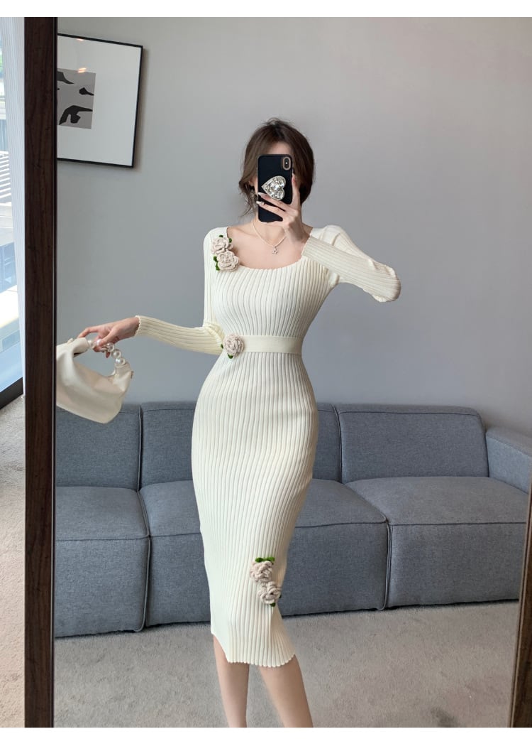 【dress】ニットワンピース　M18334
