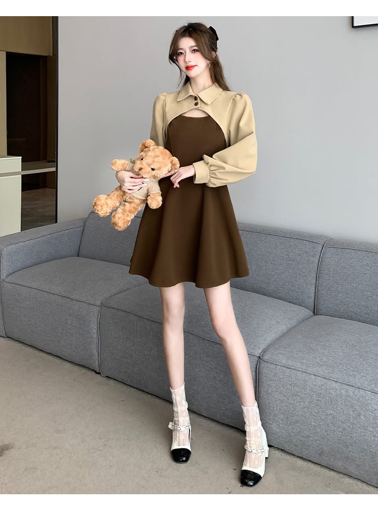 【dress】ドッキングワンピース　M20181