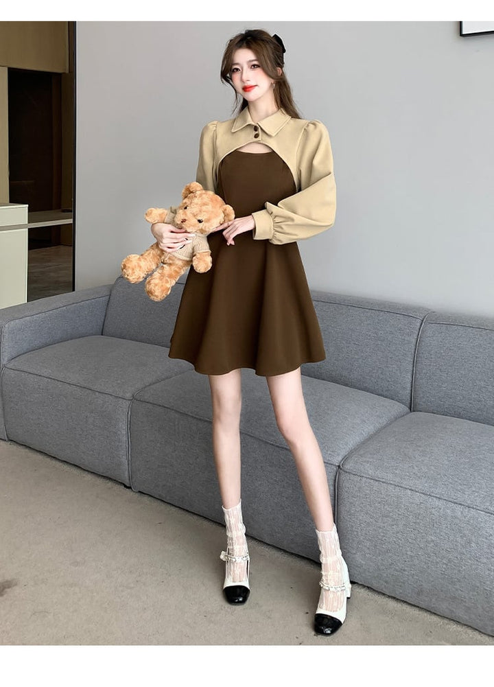 【dress】ドッキングワンピース　M20181