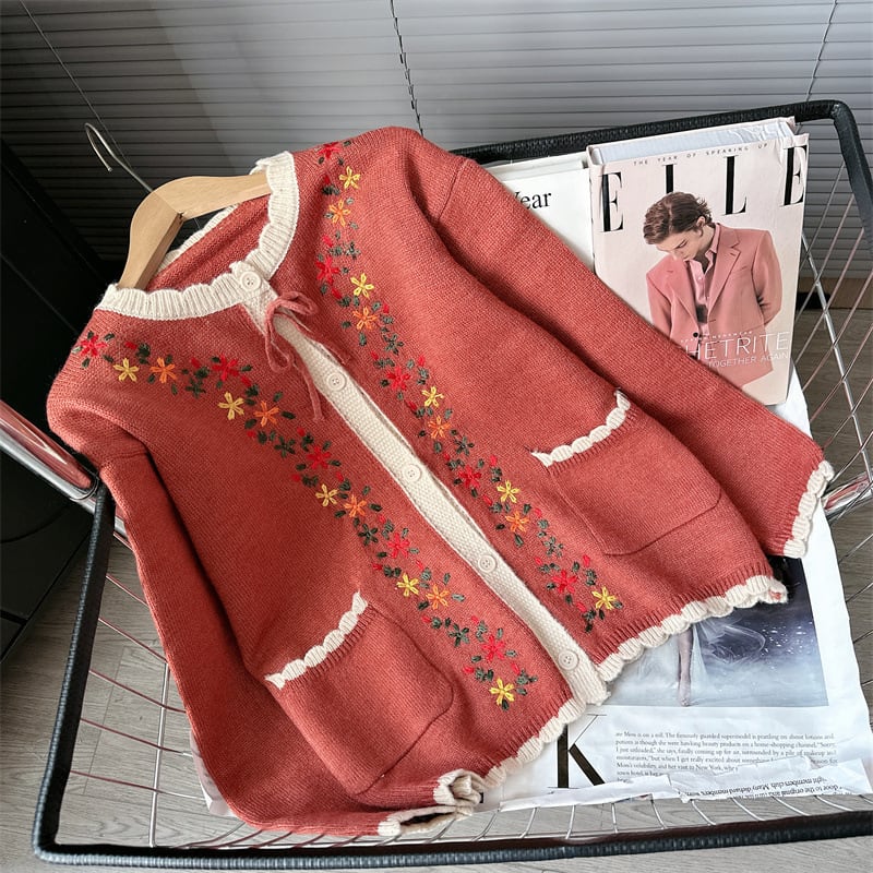 【outer】ニットカーデ　M20196